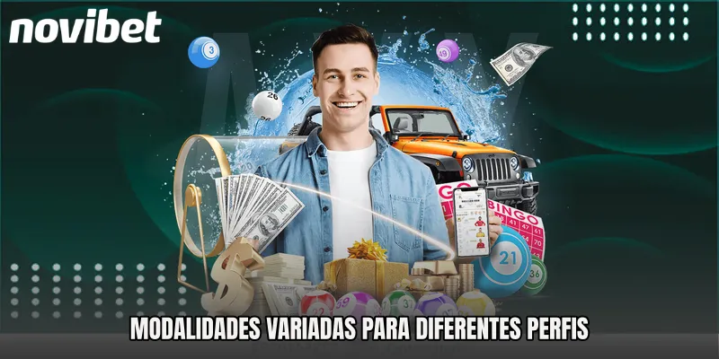 Modalidades variadas para diferentes perfis