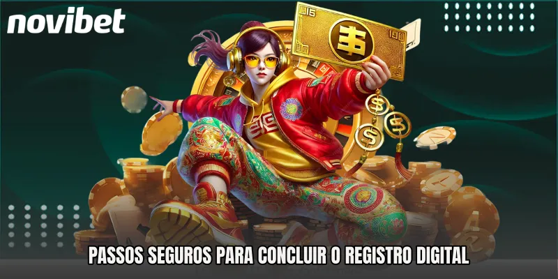 Passos seguros para concluir o registro digital