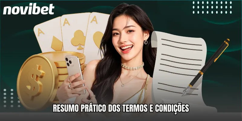Resumo prático dos Termos e Condições