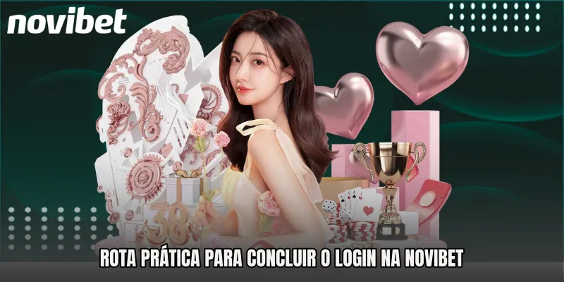 Rota prática para concluir o Login na Novibet