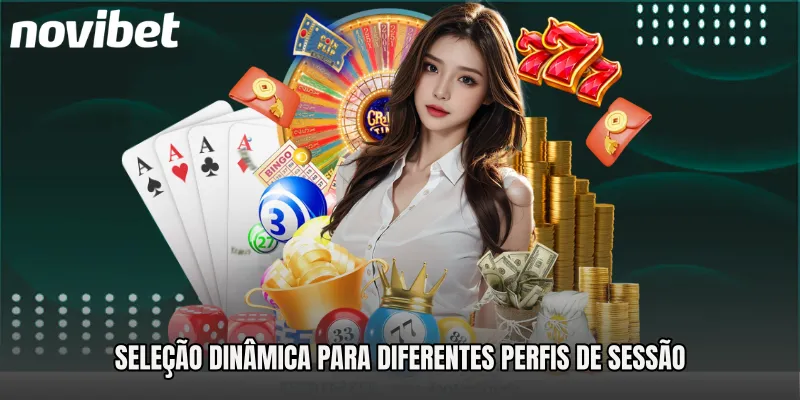 Seleção dinâmica para diferentes perfis de sessão