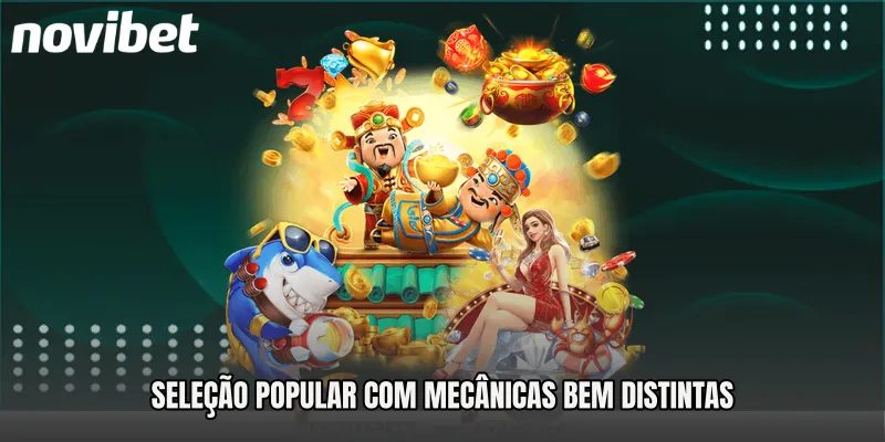Seleção popular com mecânicas bem distintas
