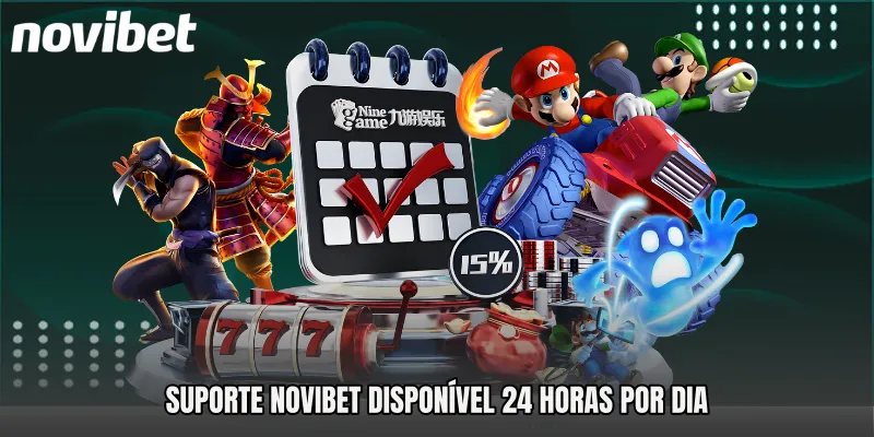 Suporte Novibet disponível 24 horas por dia 