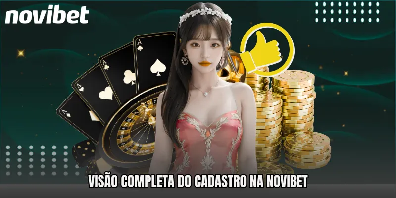 Visão completa do Cadastro na Novibet